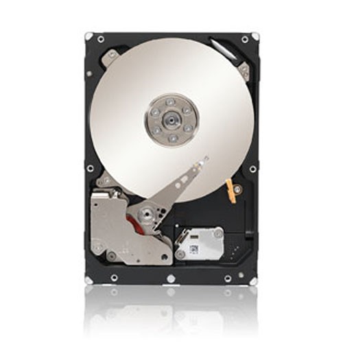Lenovo 300GB 10K RPM 2.5" SAS internal hard drive with a silver disk and black casing, featuring a sleek design and high-performance specifications.