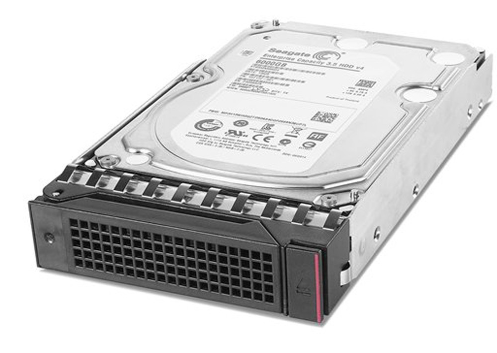 Lenovo 39R7348 internal hard drive with a silver metal casing, 3.5-inch size, featuring a black front with ventilation slots, 73.4 GB capacity, and 15000 RPM speed.