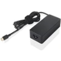 Black Lenovo 45W power adapter with rectangular design and attached cable featuring a USB-C connector.