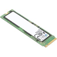 Lenovo 512 GB M.2 PCIe 4 SSD, green circuit board with white label and gold connector edge.