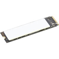 Lenovo 1TB M.2 PCIe 4.0 SSD with black circuit board and white label, gold connector edge.