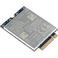 Lenovo 4XC1Q24436 network card, silver with gold connector, compact internal WWAN, 1000 Mbit/s speed.