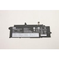 Black Lenovo 5B10W51875 laptop battery with white label, connector, and regulatory icons.