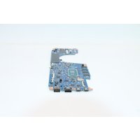 Blue Lenovo 5B21C72947 laptop motherboard with multiple ports and circuit components.