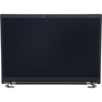 Black Lenovo 5M11H45720 laptop display panel with slim bezels and mounting brackets at the bottom.