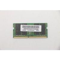 Green Lenovo DDR4 SO-DIMM memory module, 32GB, 260-pin, with black chips and white label.