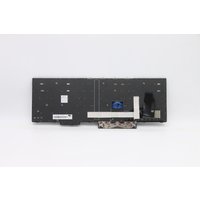 Black Lenovo 5N20V78917 laptop keyboard spare part with white ribbon cable and connector ports.