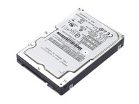Silver and black 2.5-inch internal hard drive with a 600GB capacity, 10,000 RPM speed, and SAS interface, featuring a metal casing and printed specifications on the top.