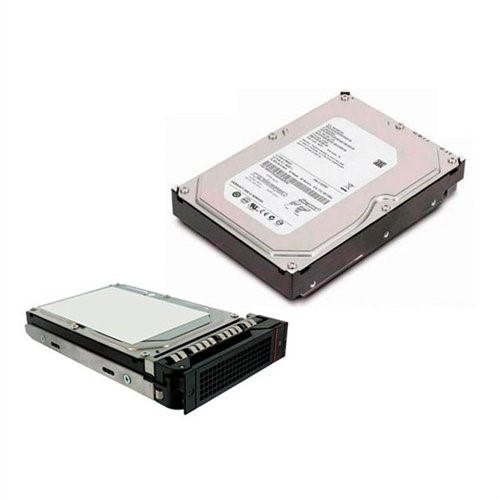 Lenovo 600GB 2.5" internal hard drive featuring a silver metal casing, black connector interface, and labeled specifications, designed for high-speed data access at 15000 RPM.