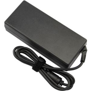 Black rectangular laptop power adapter with a textured surface, featuring a coiled cable and a connector plug on one end, labeled "Lenovo Chicony DLX45NCC3 20V2.25".