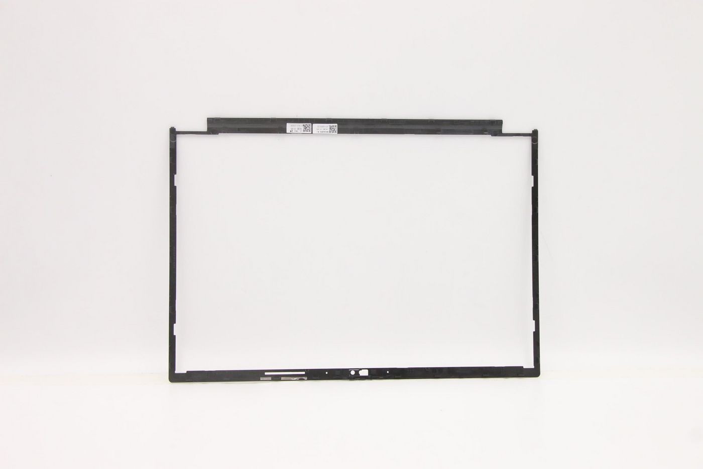 Black metal frame with a rectangular shape, featuring cutouts for ports and connectors, designed for the Lenovo EZEL EZEL model.