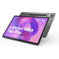 Lenovo Idea Tab Pro 12.7 tablet, 12.7" display, sleek gray design, rear camera, stylus included.