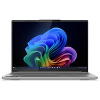 Lenovo IdeaPad Pro 5 laptop, silver, 16-inch display, sleek design, featuring AMD Ryzen AI 7, 32GB RAM, 1TB SSD.