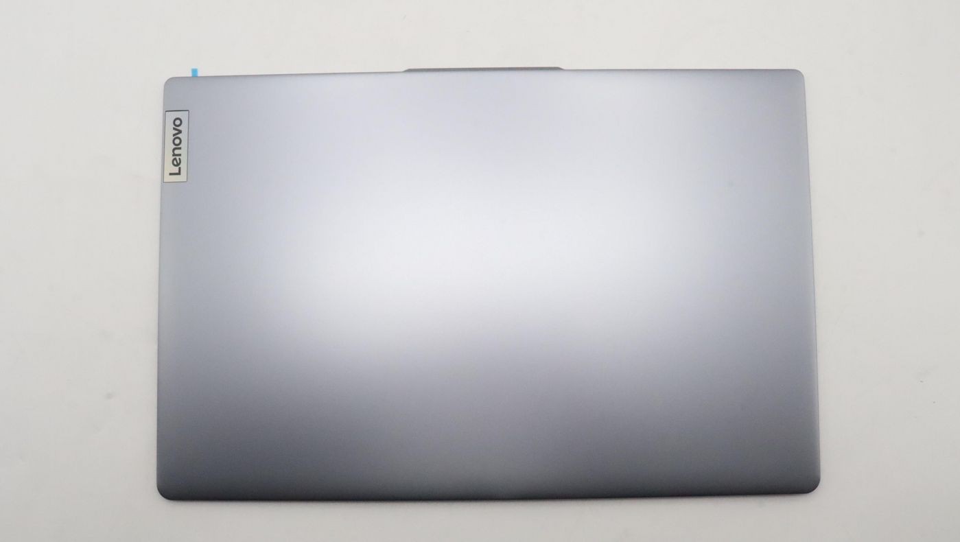 Silver Lenovo LCD cover for Lenovo 30, featuring a smooth metallic finish and a small Lenovo logo on the left side.