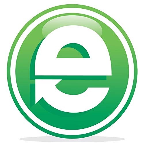 Green circular logo featuring a stylized white lowercase "e" with an arrow, representing the Lenovo Lef Nd Righ Hinge Set.