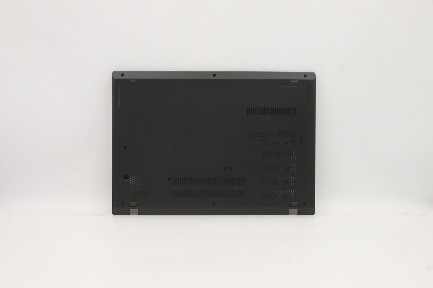 Black Lenovo Oom Se Cover featuring a sleek design, textured surface, and ventilation slots, designed specifically for Lenovo devices.