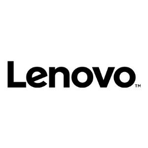 Black Lenovo logo on a white background, featuring bold, modern typography with a trademark symbol.