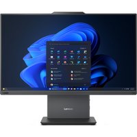 Lenovo ThinkCentre neo 50a 24 Gen 5 desktop, slim black frame, 23.8-inch screen, Windows interface displayed.