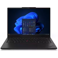 Black Lenovo ThinkPad L13 Gen 6 laptop, 13.3" screen, slim design, Windows 11 interface displayed.