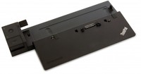 Lenovo ThinkPad Ultra Dock in black, featuring multiple ports, a sleek design, and a 90W power supply for enhanced connectivity and functionality.