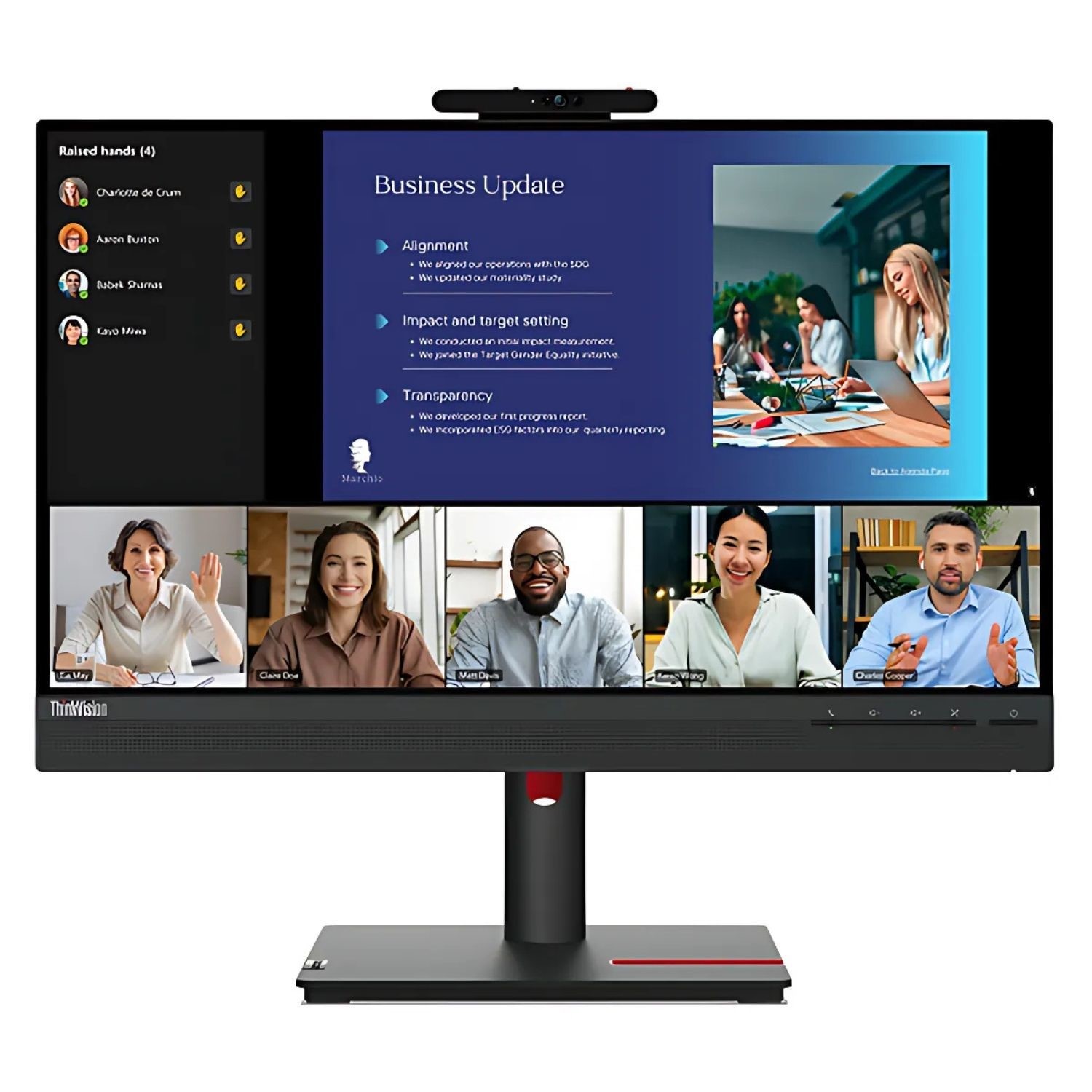 Lenovo ThinkVision T24v-30 23.8" Full HD Monitor - image 2