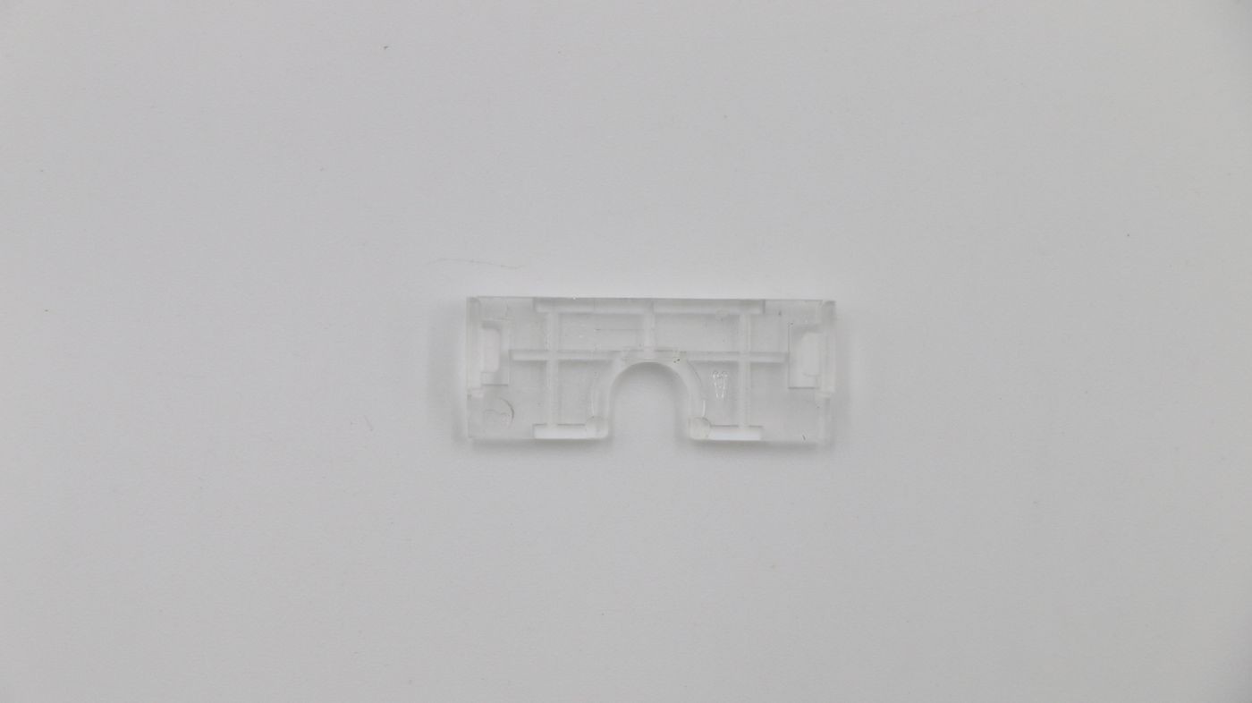 Clear plastic Wi-Fi card cover with a rectangular shape and an arch cutout, designed specifically for Lenovo devices.