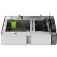 Lexmark 20L8800 paper tray, white, holds 550 sheets, rectangular with visible internal components and green accent.