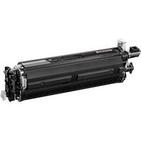 Black Lexmark 24B6518 toner cartridge, rectangular with yellow label and connector components.