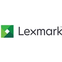 Black Lexmark 24B6720 toner cartridge, rectangular shape, branded packaging with green and white Lexmark logo.
