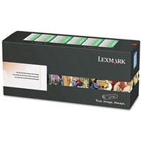 Lexmark 24B6846 Original Cyan toner cartridge in black box with colorful images and Lexmark logo.