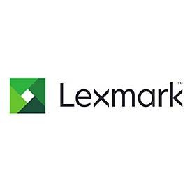 Lexmark 77L0W00 Waste Toner Box in a rectangular cardboard design, featuring a green and white color scheme with the Lexmark logo prominently displayed.