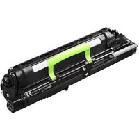 Black Lexmark developer unit with green handle, cylindrical shape, compatible with CS820, CX8xx, 300000 pages capacity.