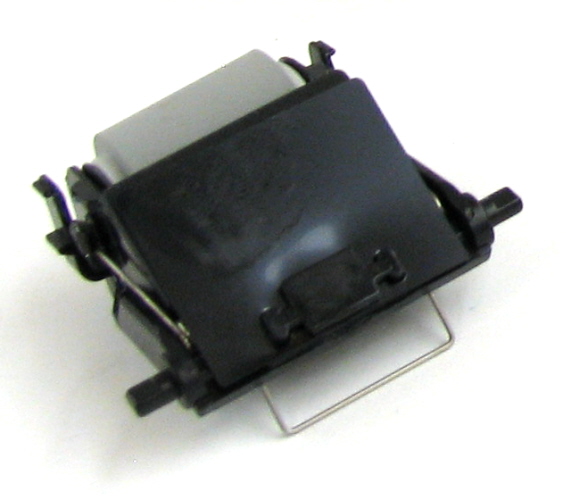 Black and gray Lexmark MX32X service rollers for DADF, featuring a compact design with a metal clip and multiple connection points for easy installation.
