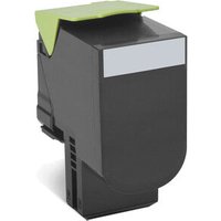 Black Lexmark XC2132 toner cartridge with green handle and rectangular label area.