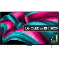 LG OLED42C55LA 42" OLED evo Ai C5 4K Smart TV with thin bezels, vibrant display, and sleek black stand.