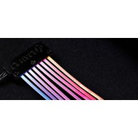 Lian Li Strimer 8pin RGB cable, 0.3 m length, with multicolor LED lighting and black connector.