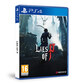 The blue PlayStation 4 game case features "Lies of P" prominently on the front, with a dark, atmospheric background and a silhouette of a character.