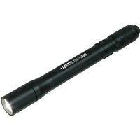 Black Lighthouse Elite Focus 100 LED pen torch with slim cylindrical design and textured grip.
