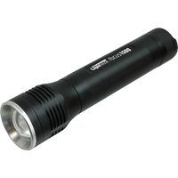 Black Lighthouse Elite Focus 1500 LED torch with textured grip, silver lens rim, and branded label on the side.