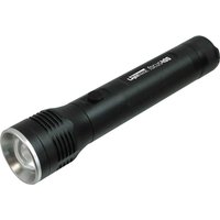 Black Lighthouse Elite Focus 400 LED torch with textured grip and silver lens bezel.