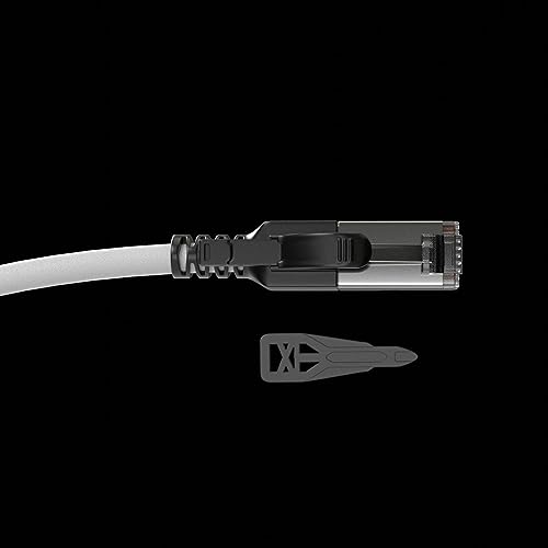 Lindy 20m Cat.6A S/FTP Locking Network Cable. Grey - image 4
