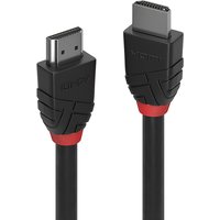 Black Lindy 2m High Speed HDMI Cable with red accents and textured connectors