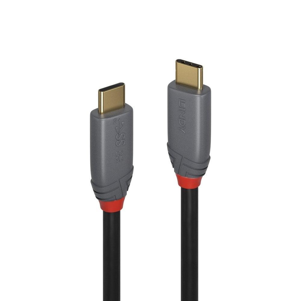 Lindy 2m USB 3.2 Type C Cable. 5A PD. Anthra Line - image 2