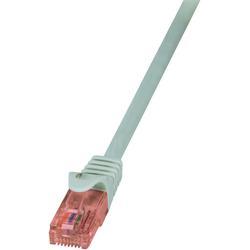 Grey 0.25m Cat.6 U/UTP networking cable with a translucent pink connector, designed for reliable data transmission and networking applications.