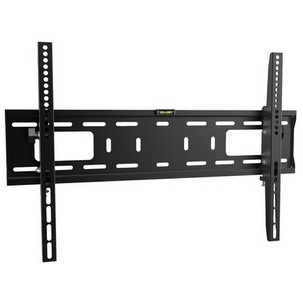 Black LogiLink BP0018 TV mount with a 177.8 cm (70") capacity, featuring adjustable brackets, a built-in level, and a sturdy metal construction for wall mounting.