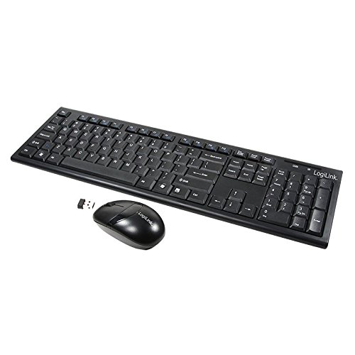 LogiLink ID0104 keyboard Mouse included Office RF Wireless QWERTZ Blac - image 3