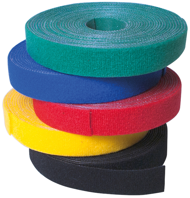 Black cable clamp from LogiLink, featuring a durable design, ideal for organizing cables, with a single piece included.