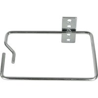 Metal LogiLink OR111N cable ring with rectangular shape and mounting bracket with three holes.