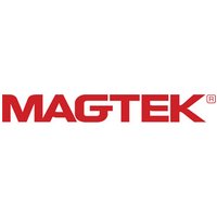 MagTek USB HID Swipe Reader, white, rectangular with USB-A connector, designed for card reading.