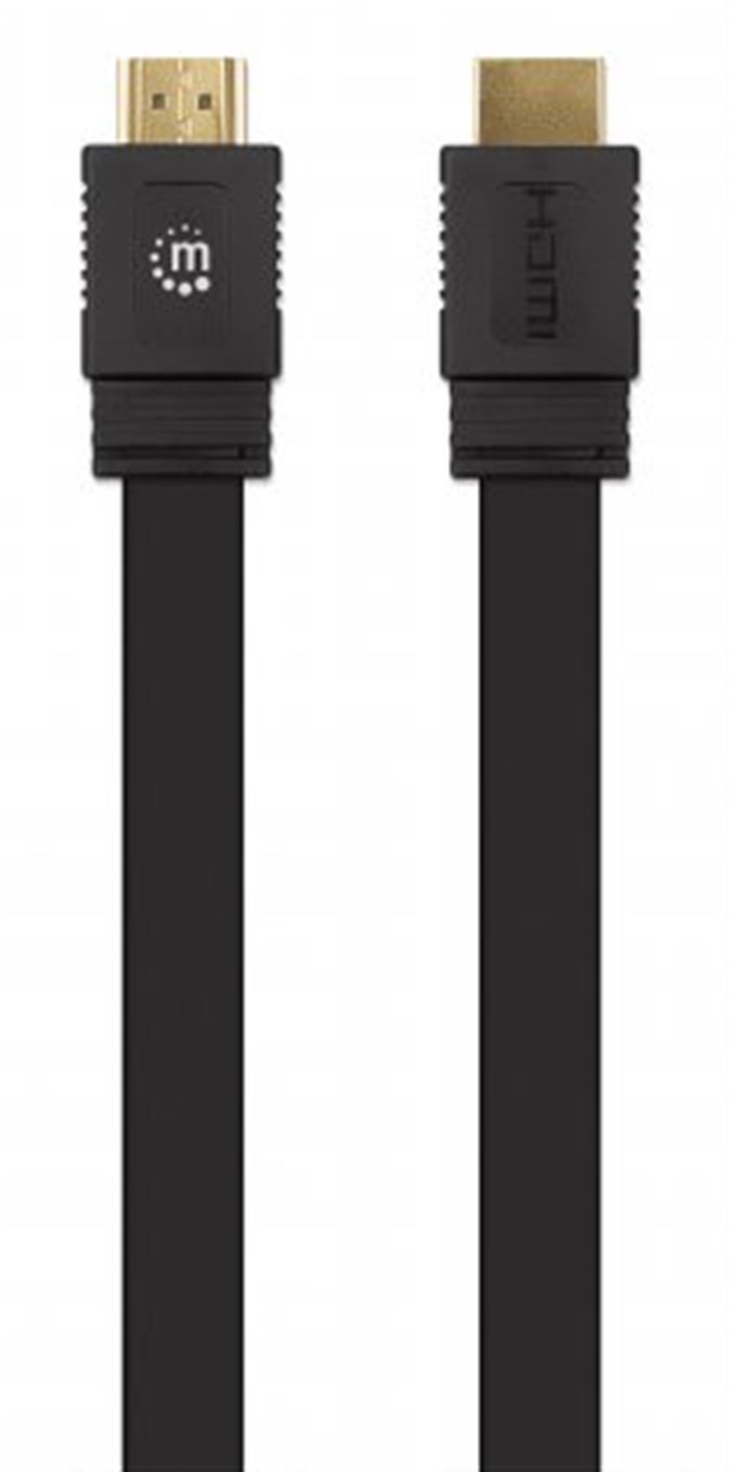 Manhattan HDMI 4K@60Hz Cable with Ethernet - Flat. 3m. Suitable for AL - image 5